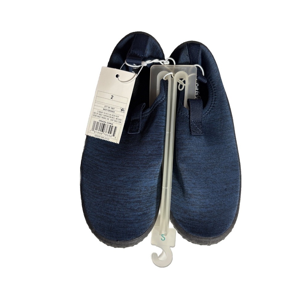 Kids Boys Cat and Jack‎ Water Shoes NWT Size 2 Dark Blue